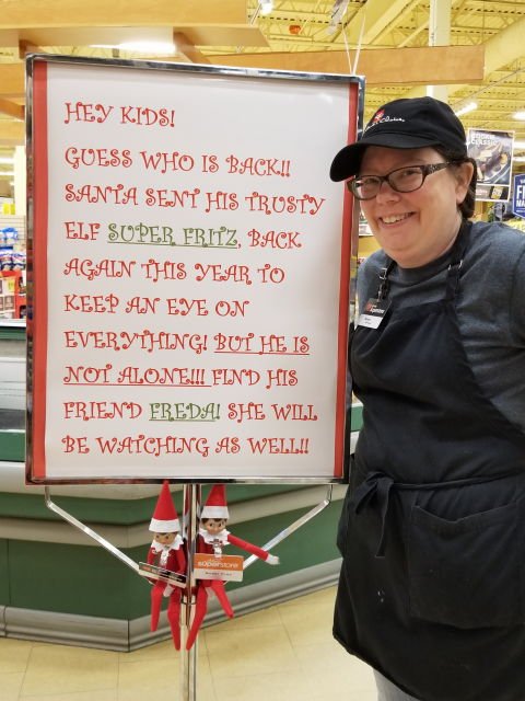 RASS372's tweet photo. Don't forget to look for the elves, Fritz and Freda at the Yarmouth Superstore. If your kids find either one of them, they can receive a treat from the customer service desk. https://t.co/HD6UVBonHd