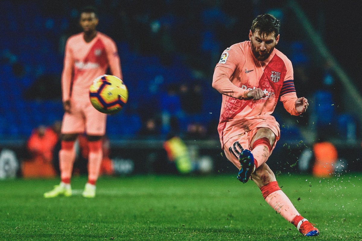 FootballFactly's tweet photo. Lionel Messi for Barcelona.

Games: 654
Goals: 569
Assists: 226

This season, he's contributed 27 goals in just 17 games.

In 2018, he's scored 10 direct free kicks - the most he's ever netted in a calendar year.

More than any CLUB in Europe’s top 5 leagues. https://t.co/gLP1kAEd7j