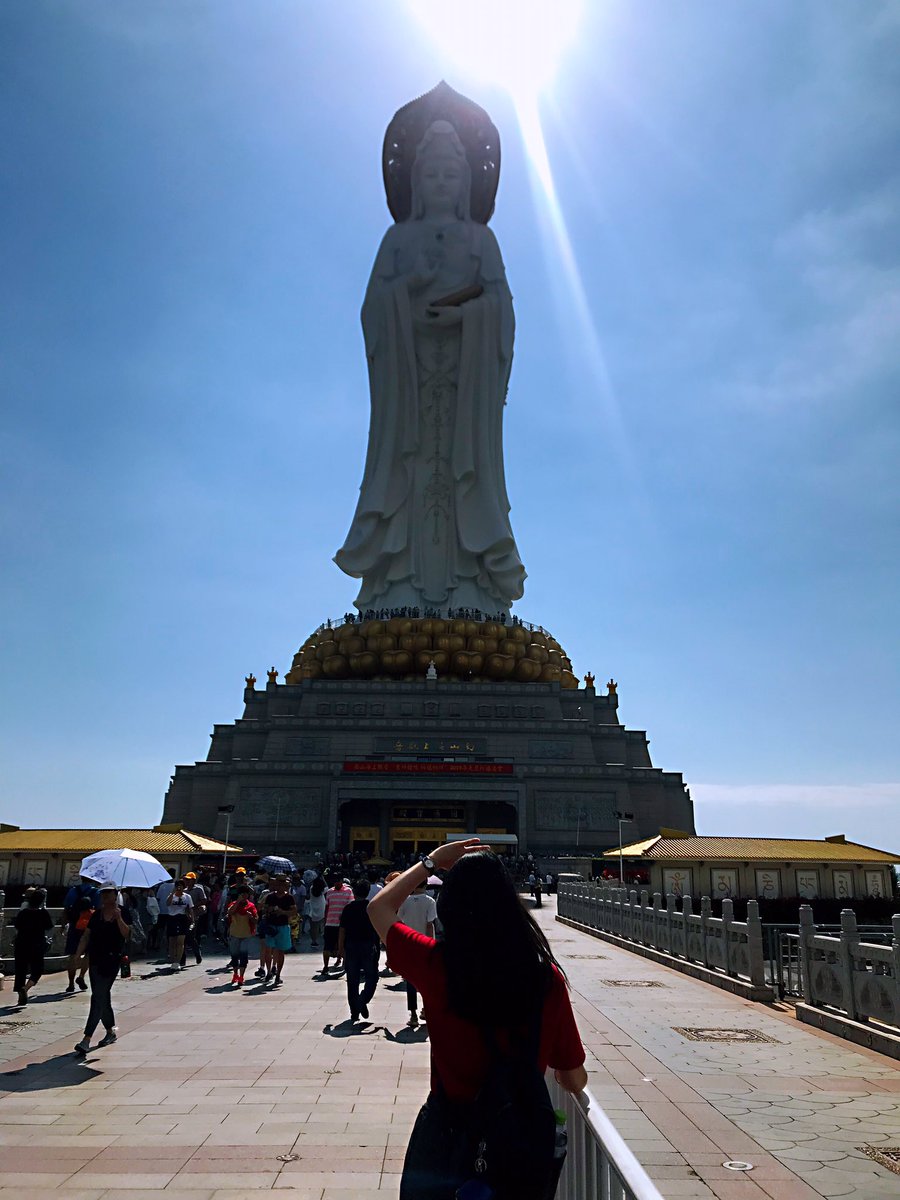 junmykau's tweet photo. #Hainan #China #南山寺 #海上观音 #GuanYinoftheSouthSeaofSanya #108m Guan Yin Of The South Sea Of Sanya 108m https://t.co/Z11gI9ETLx