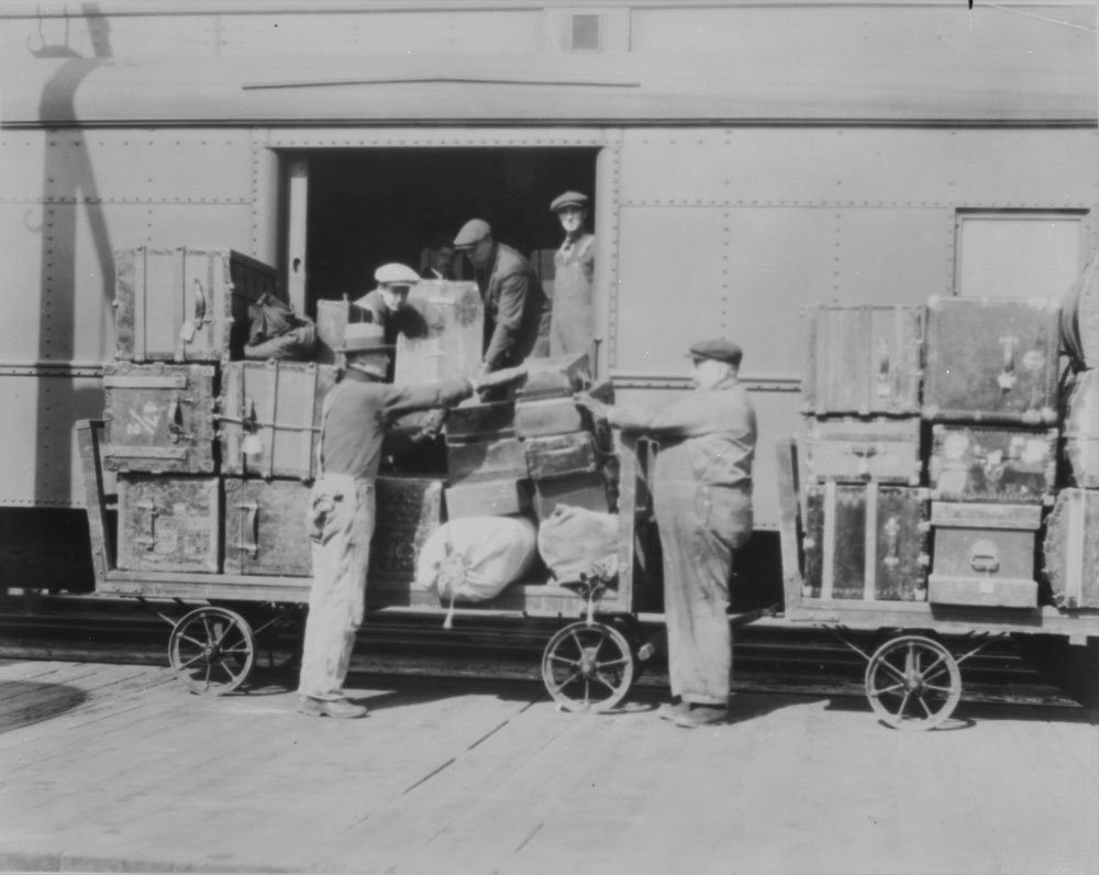 Canada's tweet image. If you are travelling this holiday season, you can be thankful to Canadian John Michael Lyons who invented the luggage tag. This simple, but extremely handy #CanadianInvention has been helping stop your bags from getting lost since 1882! 🧳