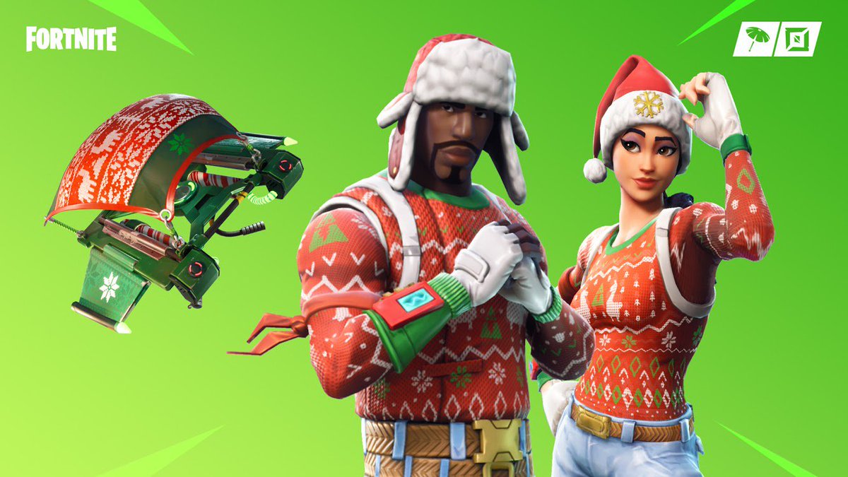 Keep it cool, keep it cozy.

The Waypoint Outfit, Yuletide Ranger Outfit, Nog Ops Outfit and Cozy Coaster Glider are available now!