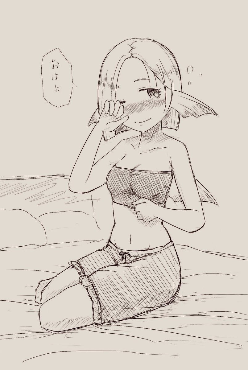 RT>木曜日にアップしたロトのお母さんのサブクエスト032です。しょうもなさ全開ですがまだの方は是非(*'ω`*)
032を描いてて初めて知ったのですがウェディ女のインナーの下ってこんな感じだったのですね!ドラクエ初期組ですが知らなかった!(アヤ落書き) 