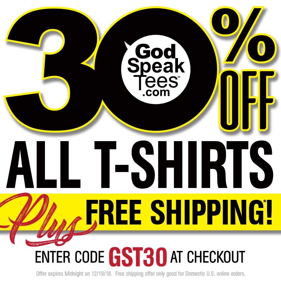 BeamTeamDesign's tweet image. Get the perfect Christmas gift (at a 30% discount) today at GodSpeakTees.com... #ReasonForTheSeason
godspeaktees.com/discount/GST30