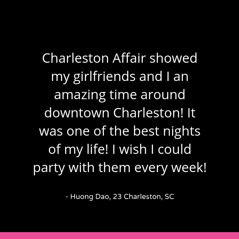 Charleston Affair can create the perfect night for your party, so dream big! 😃 #bacheloretteparty #bridesmaids