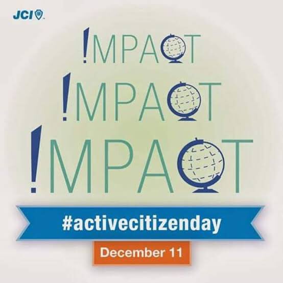 On Dec 11, 1944, JCI became an international movement. This day is known as JCI Active Citizen Day, a day which reflects the essence of JCI - our Active Citizenship.

Let’s celebrate JCI #ActiveCitizenDay.

#ChangeBeginsWithMe #GoAustralia