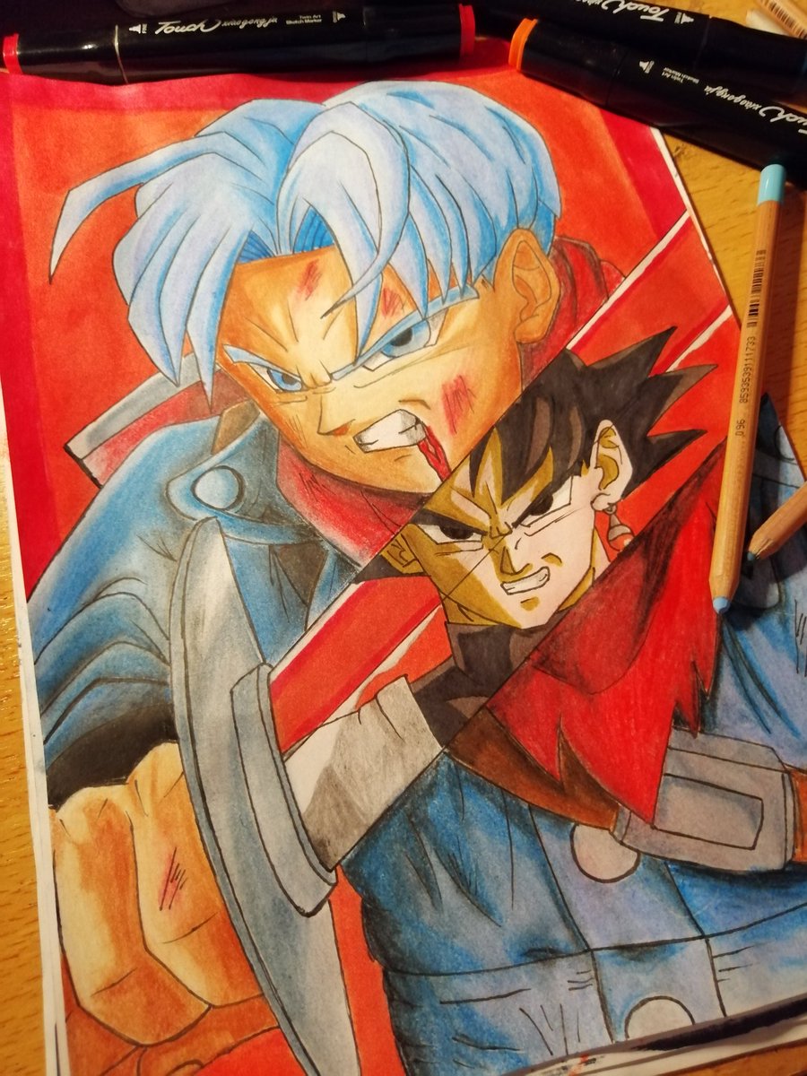 According to future trunks, this was the first time he had seen black go su...