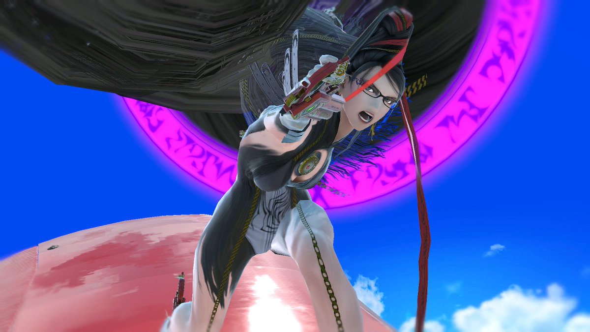 たまねこ V Twitter ベヨネッタ解禁 スマブラでも変わらずエロ お美しい そして強い Bayonetta スマブラsp Smashbrossp Nintendoswitch