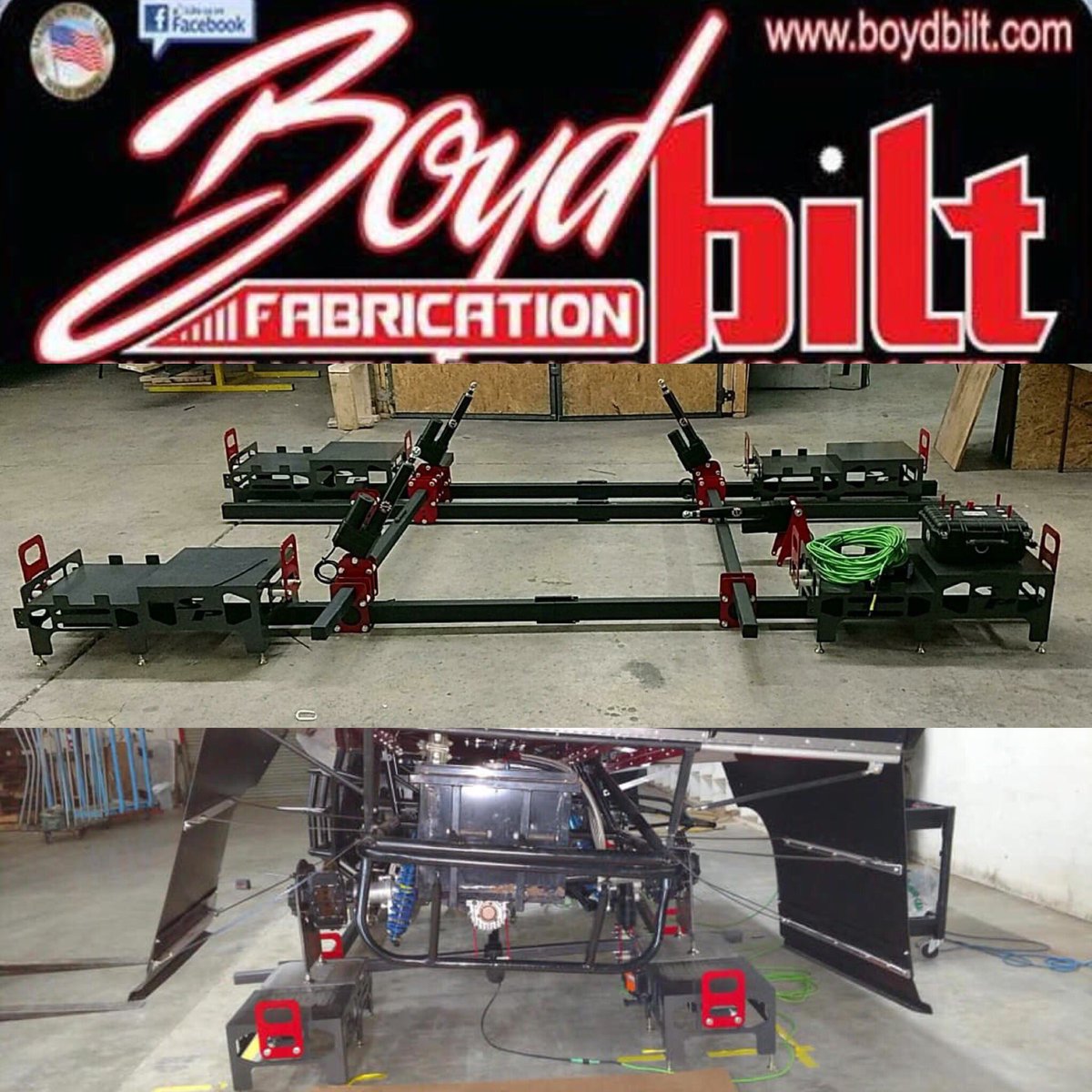 DicksonShock's tweet photo. @DicksonShock is offering pulldown services along with collecting data at the racetrack. We brought home a @boydbilt Load Pro travel sim from @prishow. Call for pricing on all services
#LOADPRO
#PullDownRig
#DontGetShockBlocked
#DicksonRacingShocks
Pics from Boyd Bilt’s FB page.. https://t.co/B9U8UvcrX5
