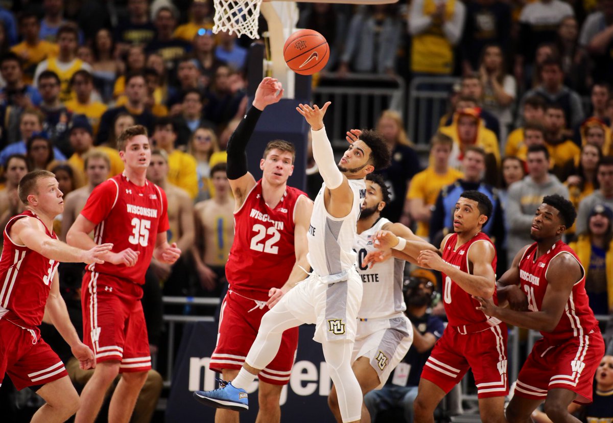 It took overtime, but <a href="/MarquetteMBB/">Marquette Basketball</a> and @steve_wojo took down Bucky today  73-69 <a href="/FiservForum/">Fiserv Forum</a>.  Team showed a lot of grit in the win. #wearemarquette #MUBB