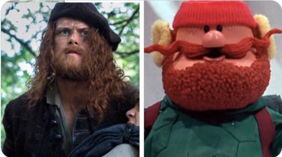 Watching #Rudolph...you see it, right?😏🎄🎅🏻#Outlander