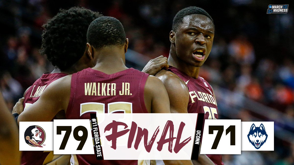MarchMadnessMBB's tweet photo. Florida State joins Miss State as winners at the Never Forget Tribute Classic! 🇺🇸 https://t.co/tOyNsWALYG