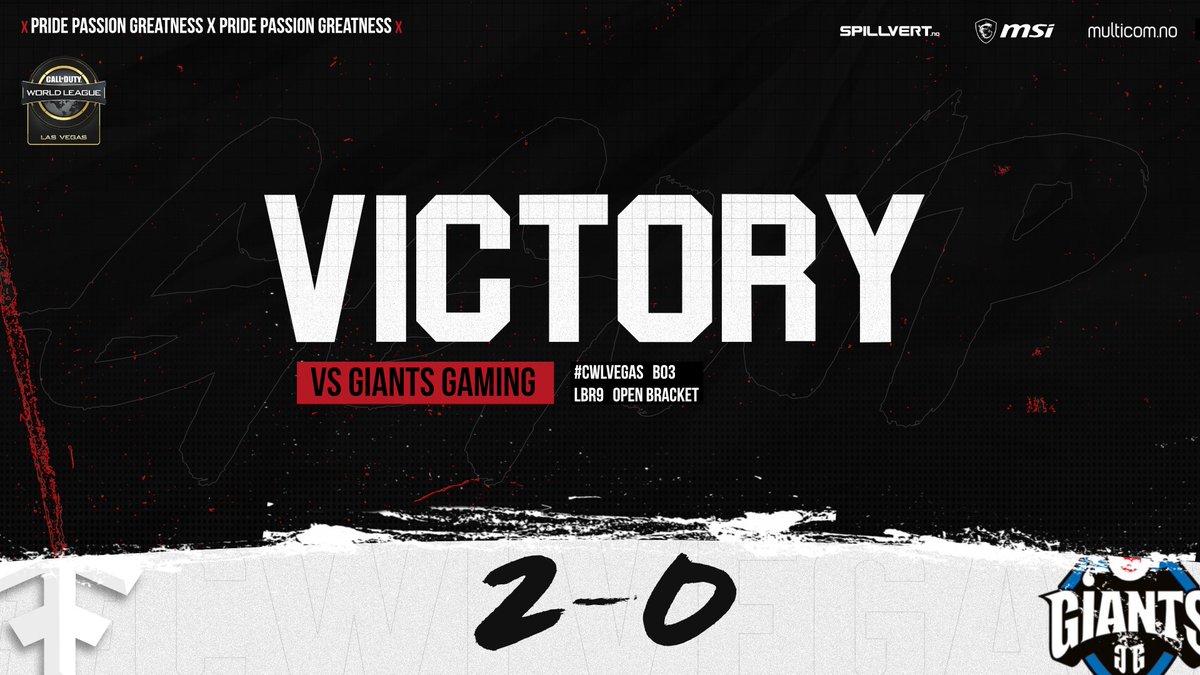 The boys are on fire as they continue their Loser Bracket run with a 2-0 sweep vs <a href="/GiantsGaming/">GIANTX</a>.

Next match is for a spot in the Championship Bracket vs <a href="/theimperialgg/">The Imperial</a> 

#FOREVERFACT🖤❤️