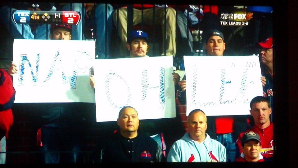 johnmerrill86's tweet photo. @MikeNapoli25 will always hold a special place in my baseball memories as the guy who got us on national TV during the 2011 World Series! Happy retirement Chef Napoli! https://t.co/t12OnWlJol