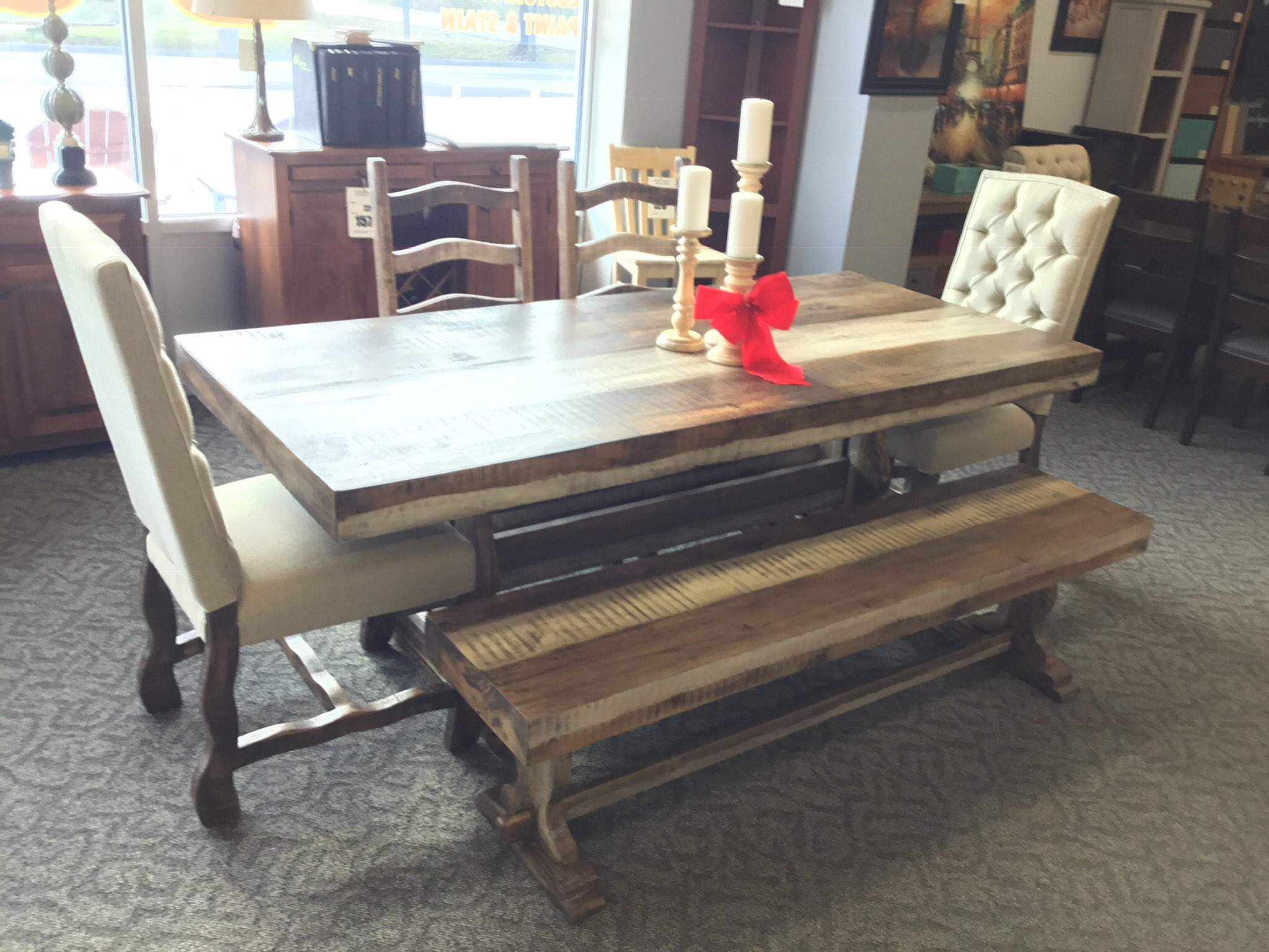 Woodloft Furniture on Twitter "New rustic Dining set on the sales