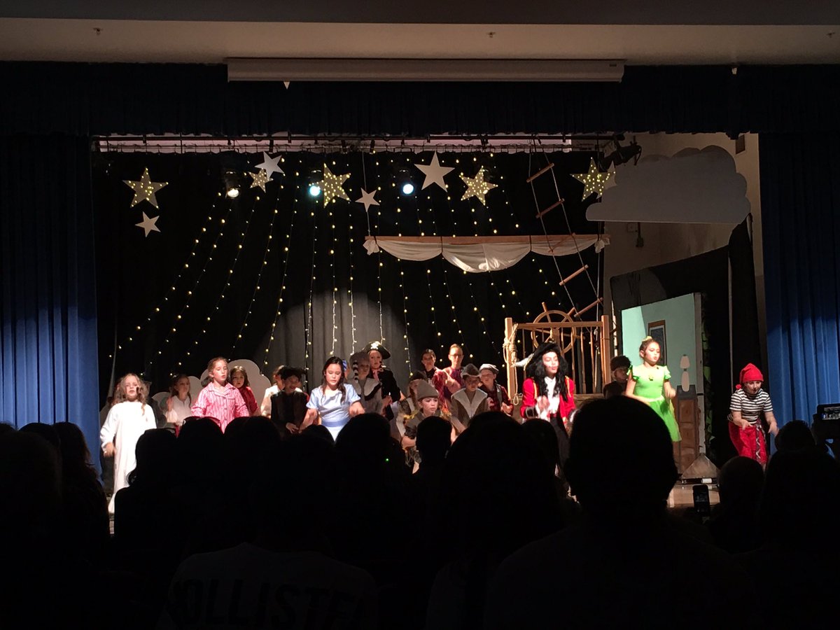 Leinenbach4th's tweet photo. Wonderful performance of Peter Pan by some current and previous students—very proud! https://t.co/L4vI1bUiyi