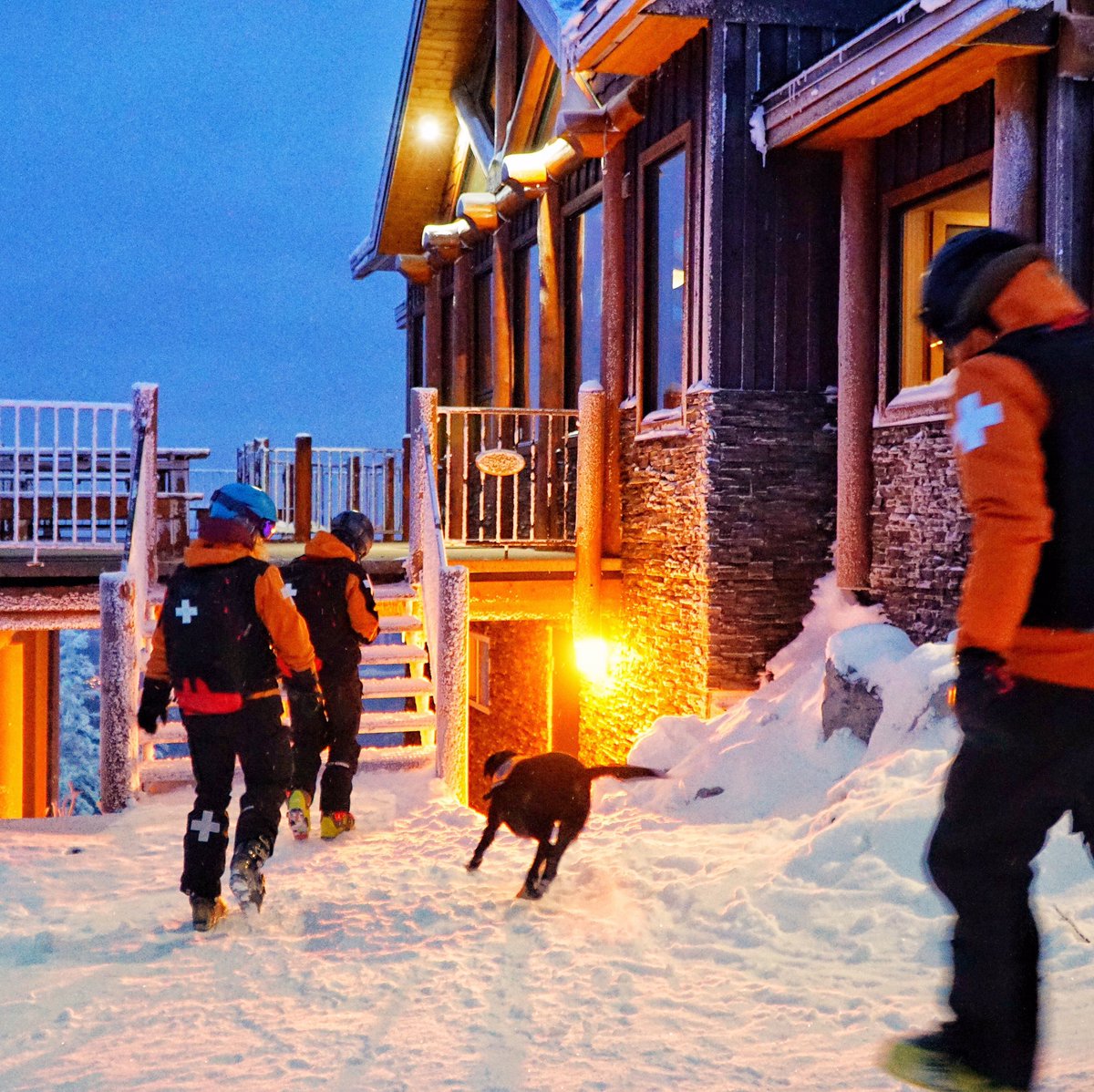 PowderMatt's tweet photo. High fives to the ‘dawn patrol- making a difference everyday!’ @SkiFernie @IAmASnowSeeker @Doc_Pow @TourismFernie @HelloBC #ferniestoke #lovefernie https://t.co/Km9MrYDheO