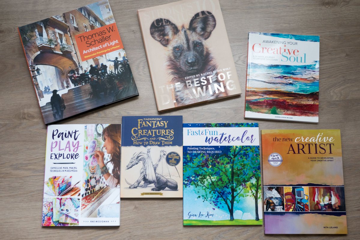 New books from <a href="/fwmedia/">F+W</a> &amp; <a href="/NorthLightBooks/">North Light Books</a> just arrived!