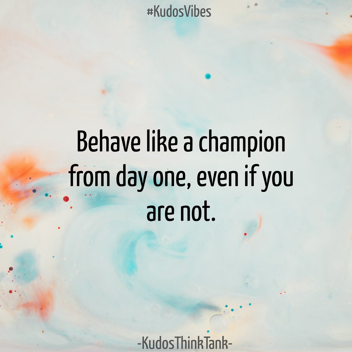 MrContentFreak's tweet photo. Savage Sunday Morning !!!
"Behave like a champion from day one, even if you are not."
Because intention matters !!!
#KudosVibes #KudosThinkTank #SundayVibes #SundayMotivation https://t.co/cKDd0gI21X