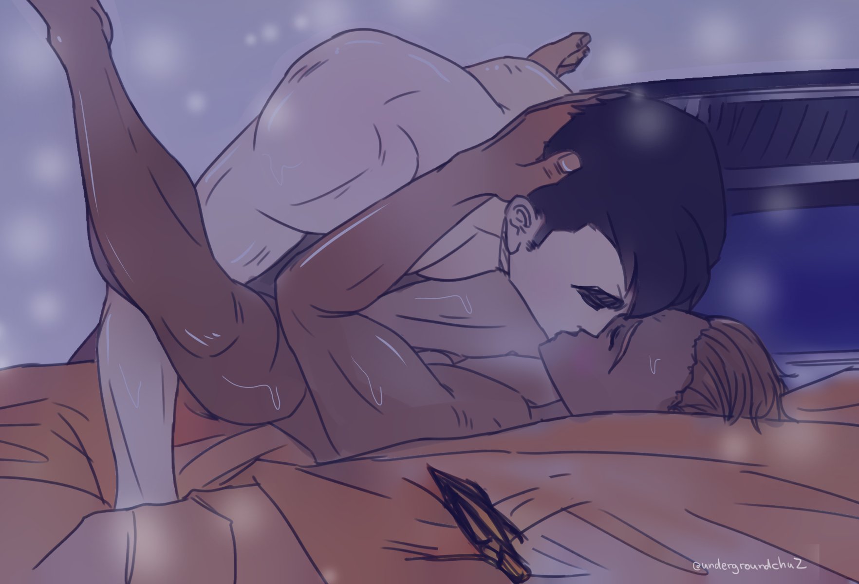 Underground Chu2 | SacAnime Winter AA130 on X: Day 7 + Day 8 combined  together for Adashicember! Some affection and pinning! One of the rarer  stuff I draw where Shiro is bottom