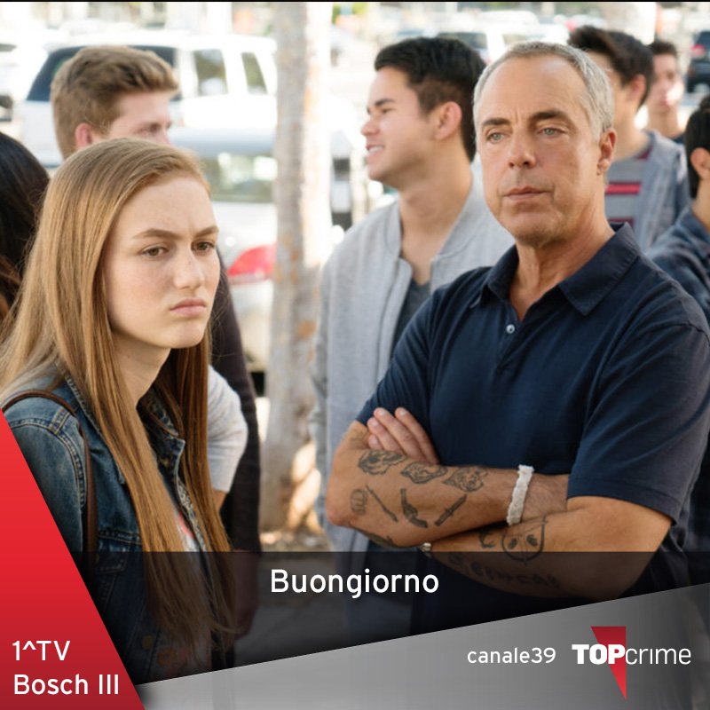 Qualcuno è pensieroso? 🤔

Mercoledì alle 21:10 #Bosch è pronto a regalarci grandi novità coi nuovi episodi in #1atv su #TopCrime!