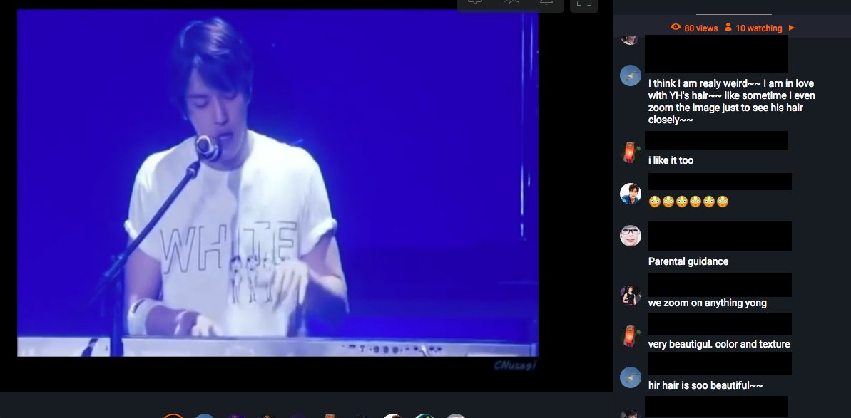 and Yonghwa's hair #SaranghaeCNBLUE_concert_watching_party_WHITE