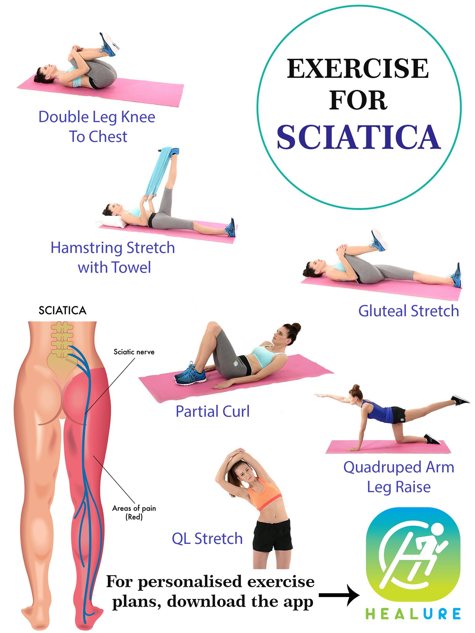 Free Printable Sciatica Exercises