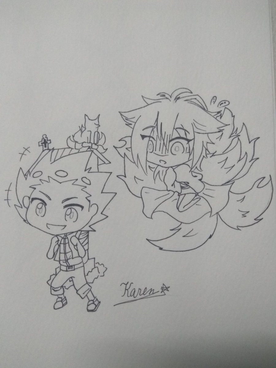 amagi_karen's tweet photo. I think i call this Nine tail Au :) wonder if i should write a fic about this
#ValShu #ninetailShuu https://t.co/PivCzTdslU
