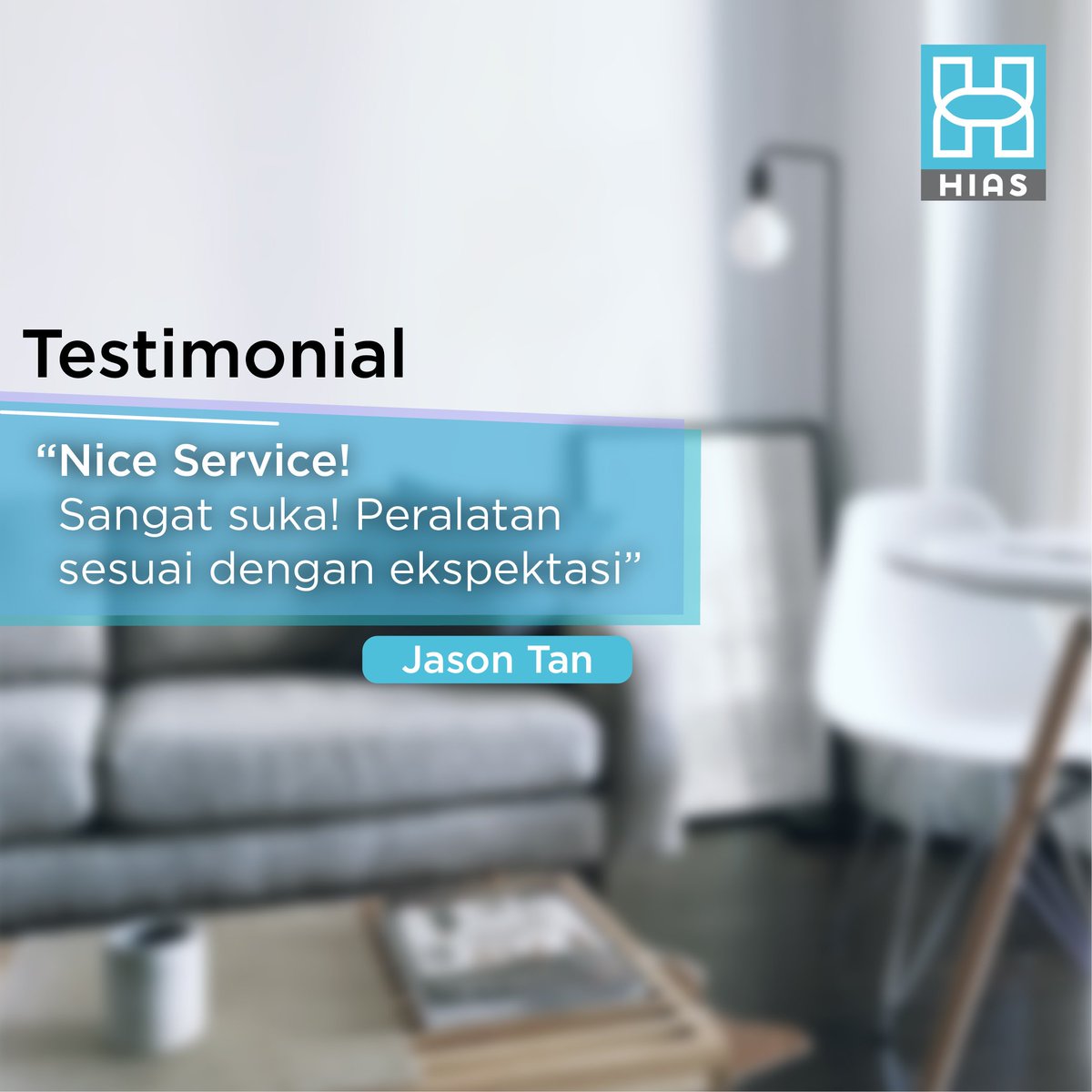 Ayo Kunjungi HIAS dan nikmati berbagai furnitur dan peralatan rumah tangga yang berkualitas seperti Bapak Jason Tan! 
.
Jangan lewatkan Promo Super Deals HIAS dan nikmati diskon sampai dengan 60% hanya sampai dengan 13 Desember 2018!