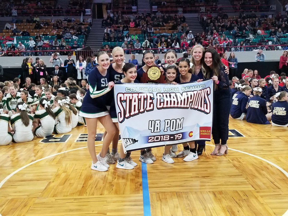 They did it! <a href="/standleypoms/">Standley Lake Poms</a> wins the 4A poms state title #9sports #copreps