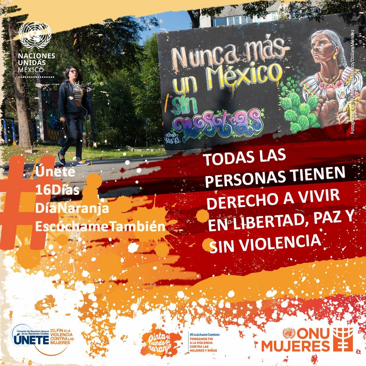 Hoy es #DíaNaranja y es momento de vivir sin violencia contra las mujeres y las niñas.