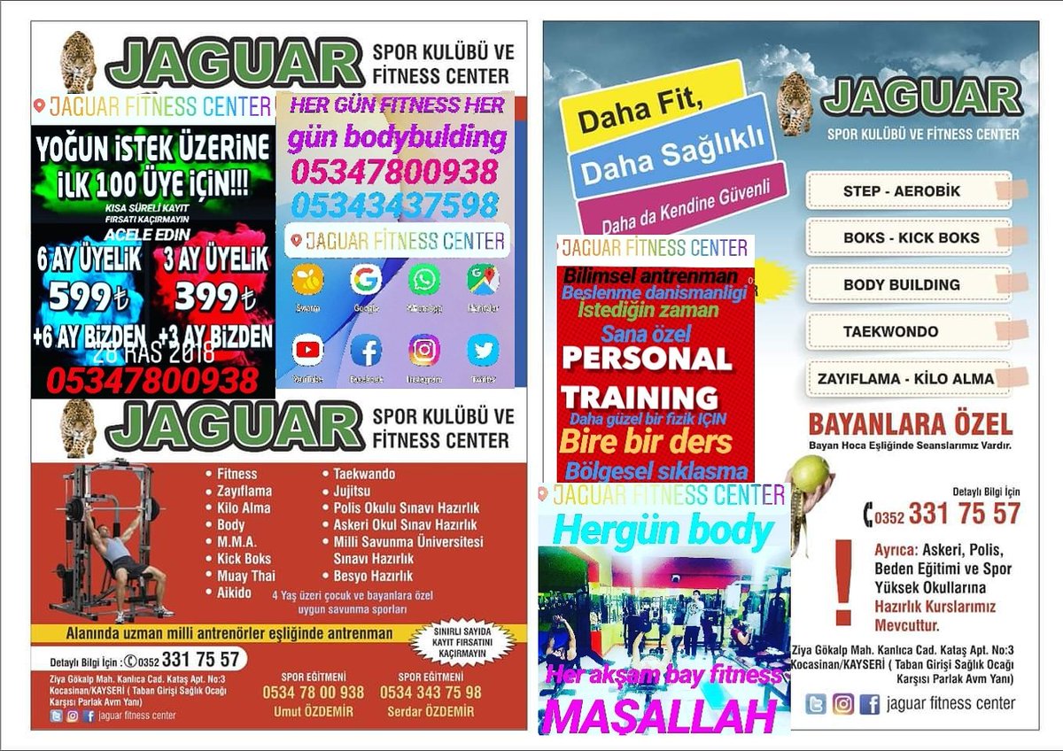 I'm at Jaguar Fitness Center in Kayseri swarmapp.com/c/gPJNfEMj4CK