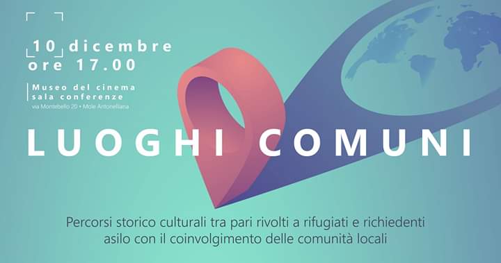 massimo_gnone's tweet photo. Domani #10Dicembre alle 17 al @museocinema #To, evento finale #LuoghiComuni, di #GenerAzionePonte: protagonismo culturale dei #rifugiati, con @CarlottaSami e @carlogreppi. Un programma di @UNHCRItalia, con @Intersos https://t.co/6vspZFhzHX