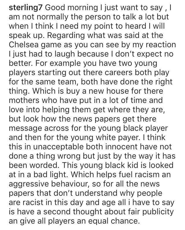 HLTCO's tweet photo. Raheem Sterling speaking nothing but facts. https://t.co/Su2t8Ivi7G