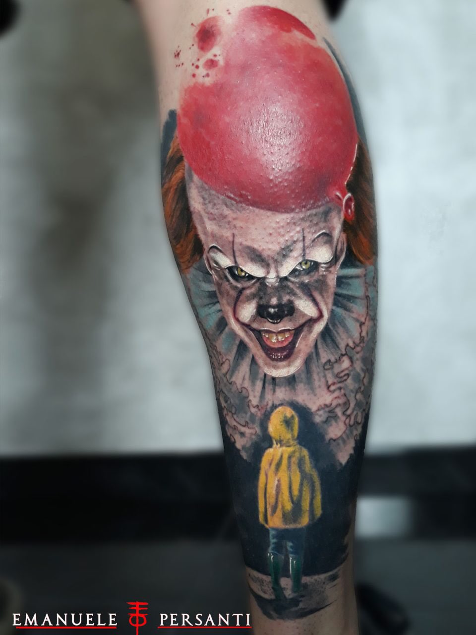 Working on this horror leg sleeve added this pennywise to it will be back  and add red color to the balloon 🎈 Jason is fully healed one… | Instagram