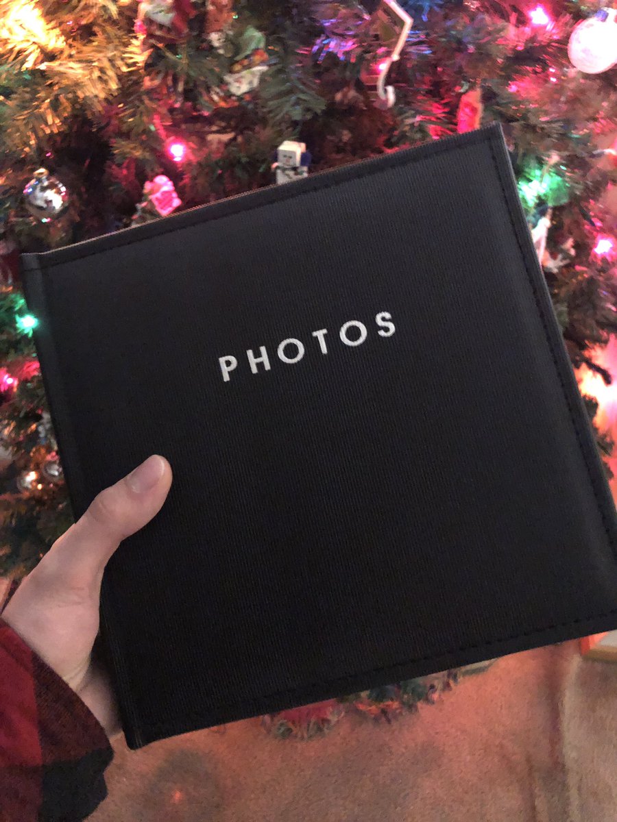 Joe_Trudel's tweet photo. My amazing creative girlfriend made me this photo album for our 1 year♥️ She wrote a little note on the back of each picture. Happy 1 year babe, this is only the first of many to come. I love you💕 @meghanbarger_8 https://t.co/OkKLSe7Wuw