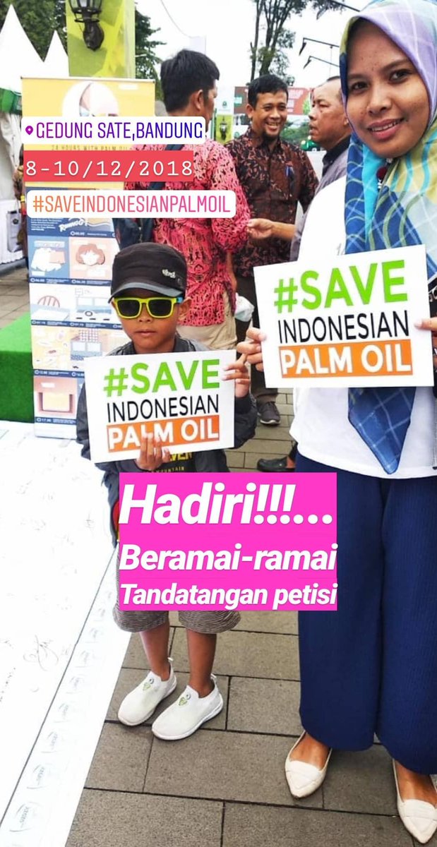 muchtar_sinaga's tweet photo. Ayo datang ke Gedung Sate Bandung
Penandatanganan Petisi 
"Stop!! Palm Oil Black Campaign"
Tanggal 8-10 Desember 2018
#samade
#sawitkumasadepanku
#selamatkansawitindonesia
#hariperkebunannasional https://t.co/PHDmEkHUQv