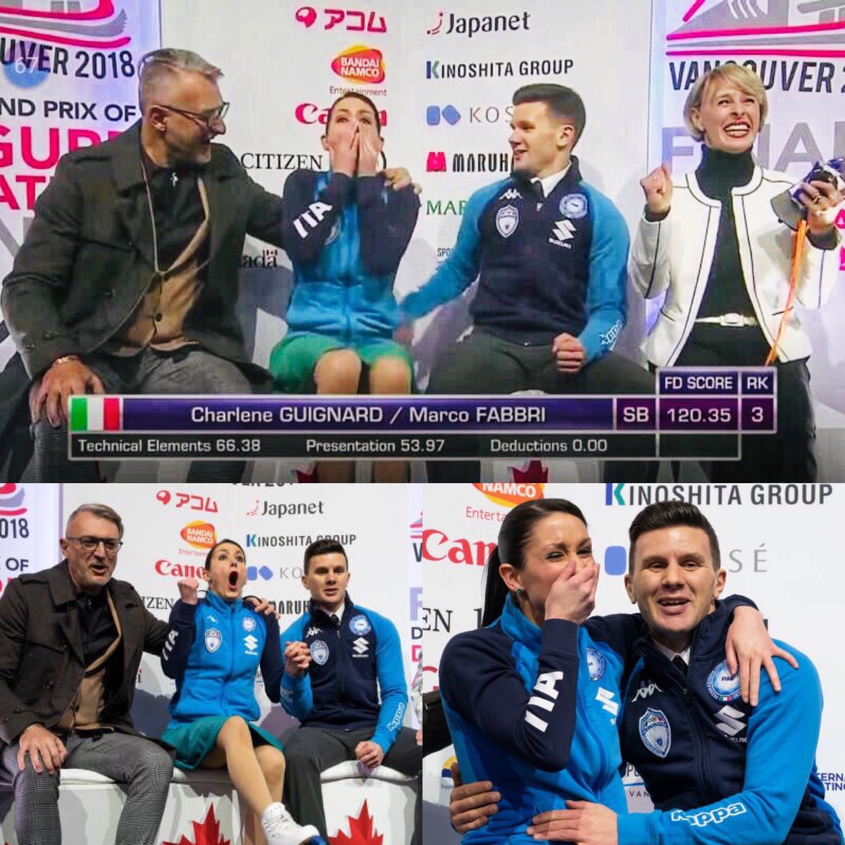 Finali Grand Prix ISU Vancouver 2018
Medaglia di Bronzo per Charlène Guignard e Marco Fabbri!!!🥉🥉
#fiammeazzurre #poliziapenitenziaria #Fisg #IceLab #ItaliaTeam