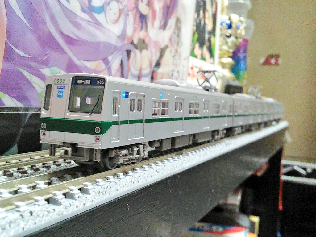 鉄コレの千代田線6000系ハイフン車(東京メトロ仕様)がやっと入線した