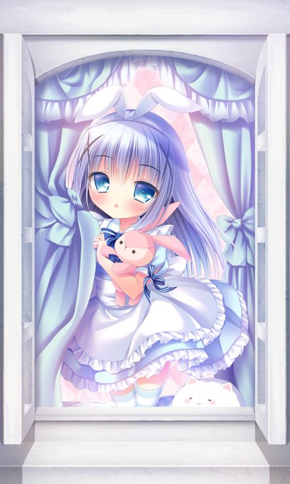 『はっ……はしゃいでなんかいません!』
冬コミでアリスチノちゃんのA4タペを出す予定です🐰✨ #gochiusa 