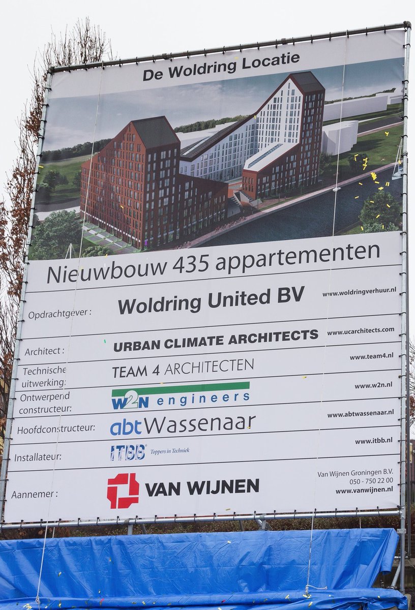 De majeure vorm wordt al zichtbaar op ‘De Woldring Locatie’ <a href="/gem_groningen/">Gemeente Groningen</a> <a href="/VanWijnenGroep/">Van Wijnen</a>. Een icoon in wording....