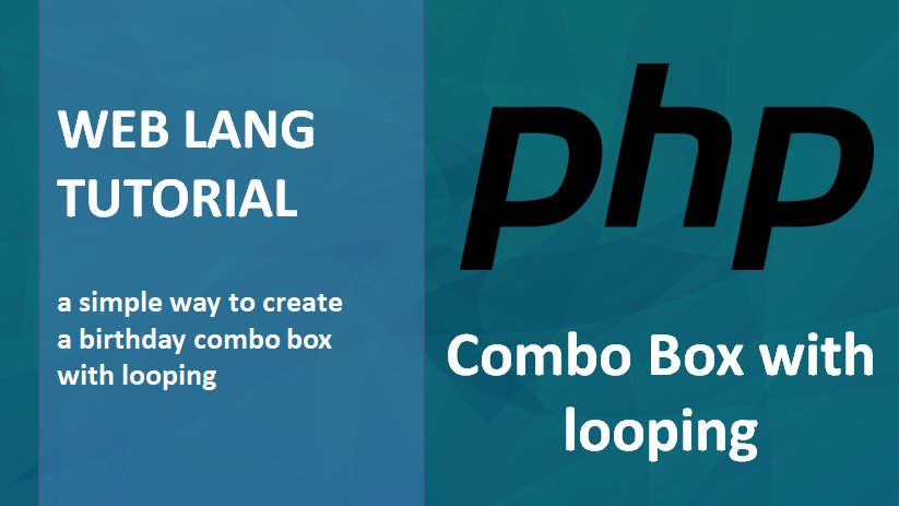 sahretech's tweet image. #speedcoding How make a birthday combo box with looping on php language
let's see the #tutorial dlvr.it/QsQWVj
#phpindonesia #css #html5 #javascript #jqueryui #websitedesign #webmaster #bootstrap #tutorial #technoloy #tips #sahretech #like4like #likeforlikeback