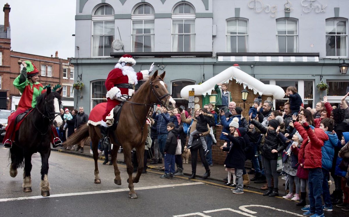 Join us today for ‘Christmas in the Village' with Santa's Grotto, face painting, pony rides, story-time, sing-a-long carols, mulled cider, mince pies, fairground rides &amp; switching on the lights @ 4.30pm by the war memorial! 

#Christmas #WimbledonVillage #Wimbledon #London #Santa