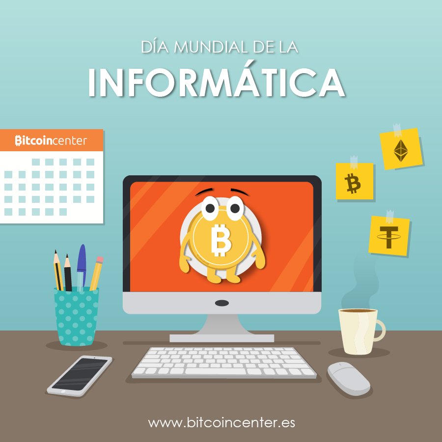 BitcoinCenterSt's tweet image. En #Bitcoincenter queremos celebrar el día mundial de la informática, porque gracias a ella hoy tenemos #criptomonedas.
.
¡Feliz día de la informática!
#informática #bitcoin #efemérides