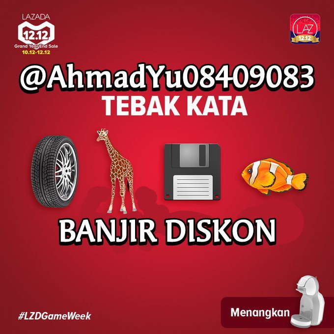 AhmadYu08409083's tweet photo. @LazadaID BANJIR DISKON βΊπππ
#LazadaID #LZDGameWeek #Lazada1212 #LazadaGrandSale #HarbolnasLazada
@YadiJulioChesar @hani_ndr @Melly_Fahma @rinaa_sama @SaptoAdi_07 @rahayeureka @nanazubana @AndiHrnt @Anisah_Ti @riristi01 @24Wiwik @dirmawan_zein @zesti_zone @khadafi_halim https://t.co/9mics9op35