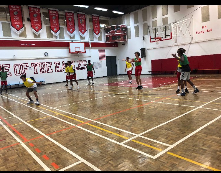 Our U16 boys playing a little game to make sure they are prepared well for the game. #ics #icsaddis 
By Tejas Varma