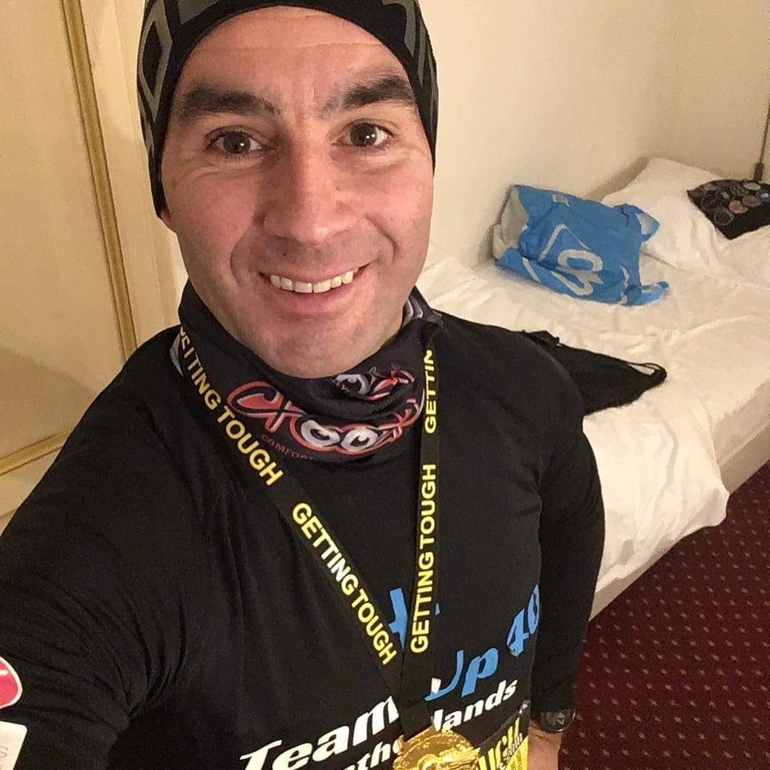 #erikmegens finished #gettingtough,