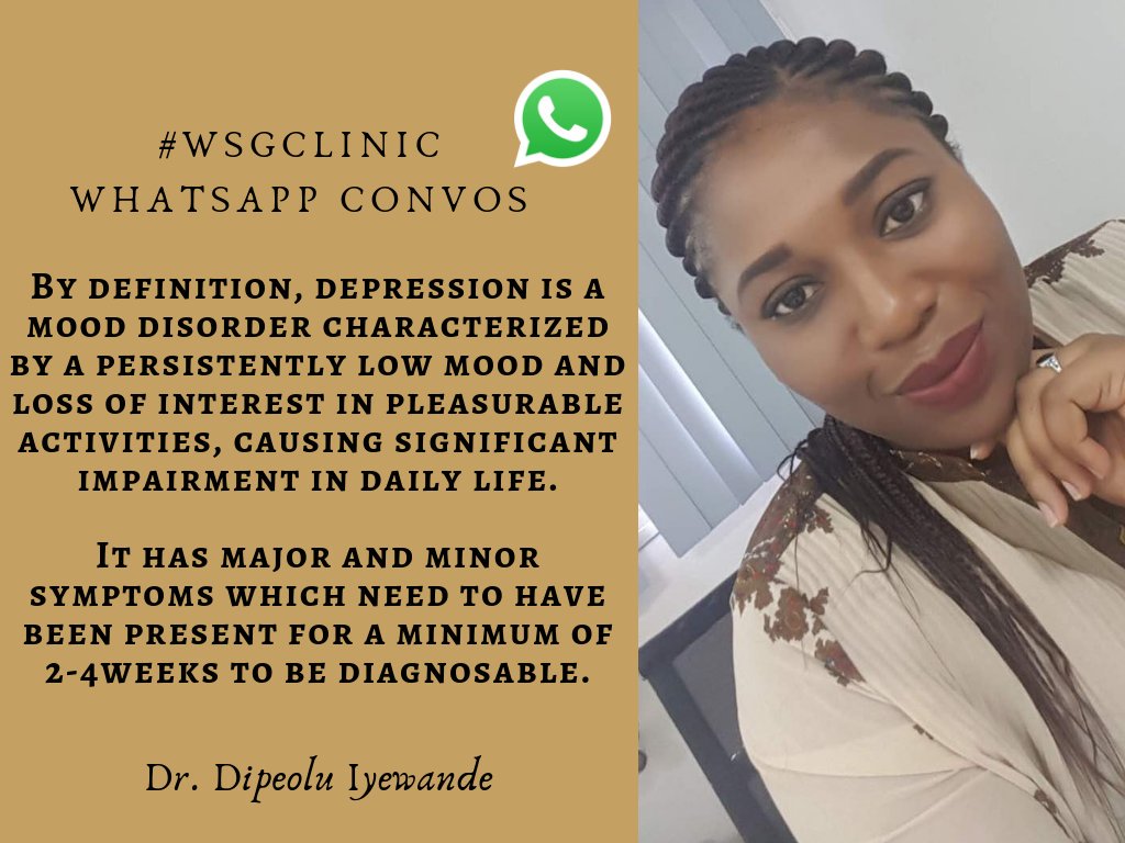 WarriorstoryI's tweet photo. Last week on our #WSGclinic whatsapp convos, we started our #mentalhealth series with @Wandedip 

Join us today on the 2nd episode, as we keep #TalkingMH https://t.co/2eBhfKnRfJ