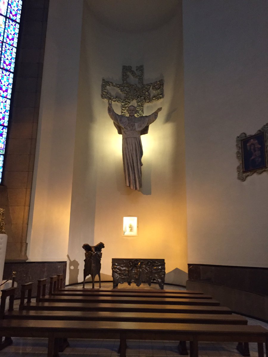 Pollock3Hugh's tweet photo. Chapel of St. John Paul II Katowice Cathedral https://t.co/a5mfRWX2wz