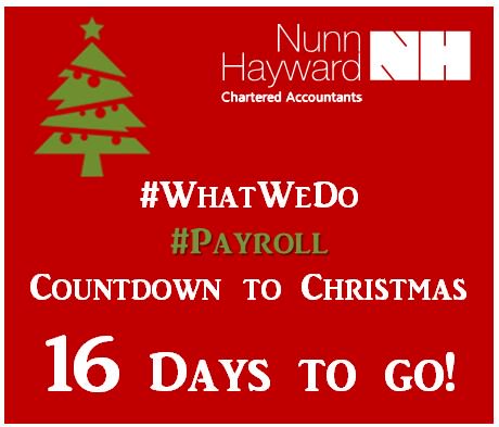 #16DaysToGo #NHCountdownToChristmas Is your firm growing & need help with your #Payroll We can help set up your #PAYEScheme and run your payroll #StatutoryMaternityPay #StatutoryPaternity #AdoptionPay #StatutorySickPay #RedundancyCompensation bit.ly/2AEtGuU #WhatWeDo
