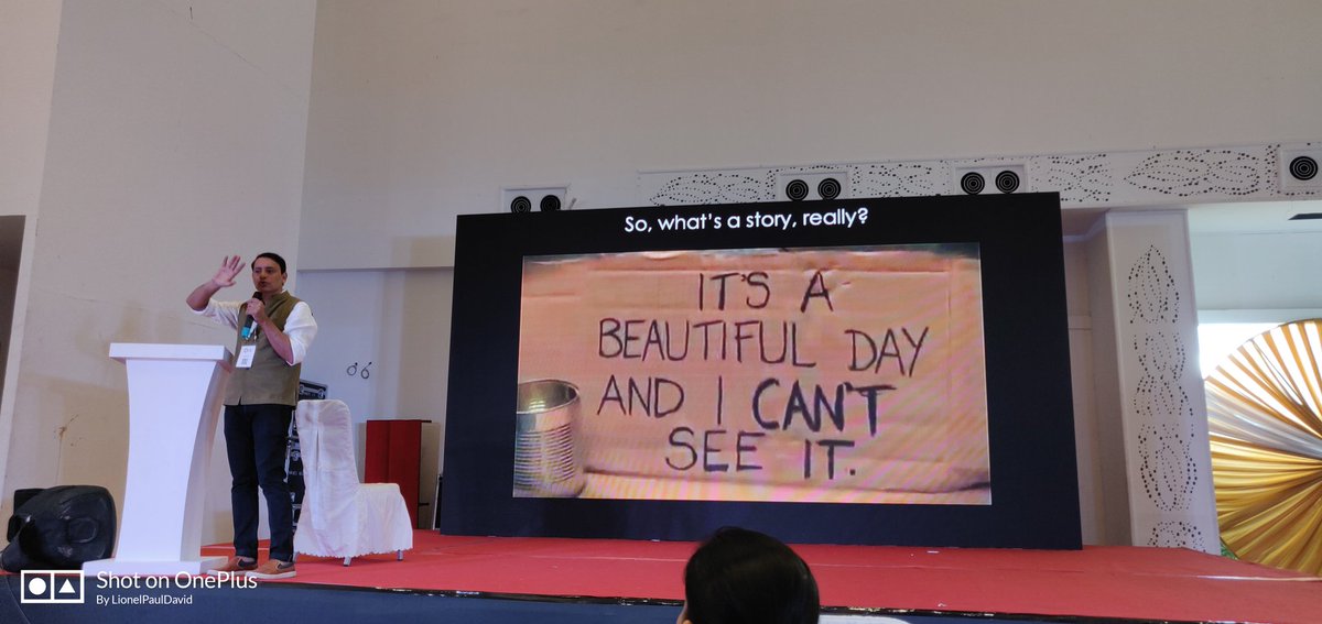 LionelJDPaul's tweet photo. A good #story focuses on the we narrative instead of I @Storywallahs #TechHeaRt
#storyteller #storytime https://t.co/GVMecEL2Uo